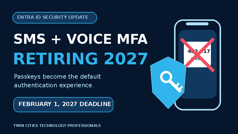 Microsoft Is Retiring SMS and Voice MFA: What Microsoft 365 Admins Should Do Before September 1